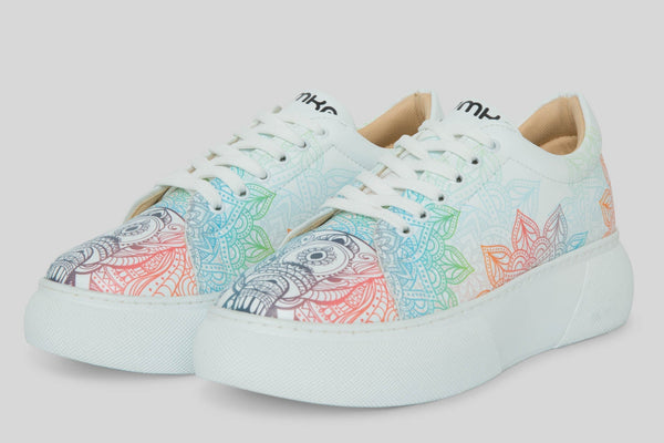 mumka-shoes-women-Mandala Elephant Sneakers