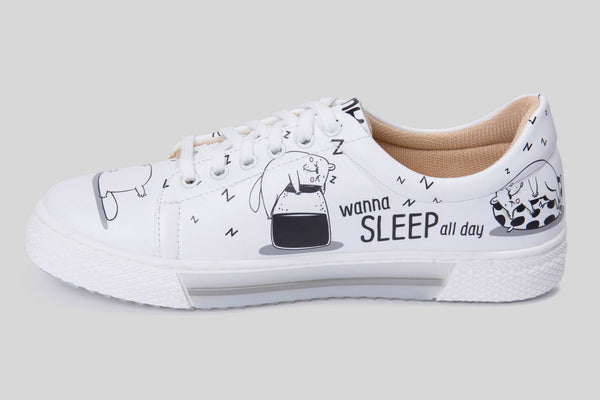 mumka-shoes-women-Sleepy Cat Sneakers